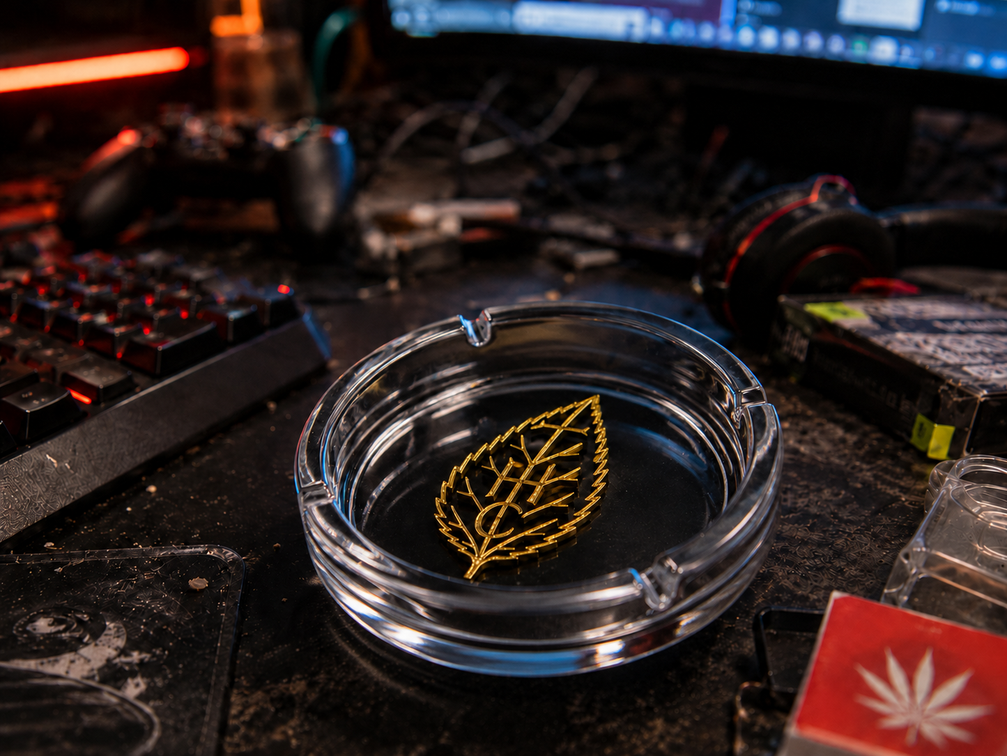 The Gold Leaf Ashtray - PREORDER