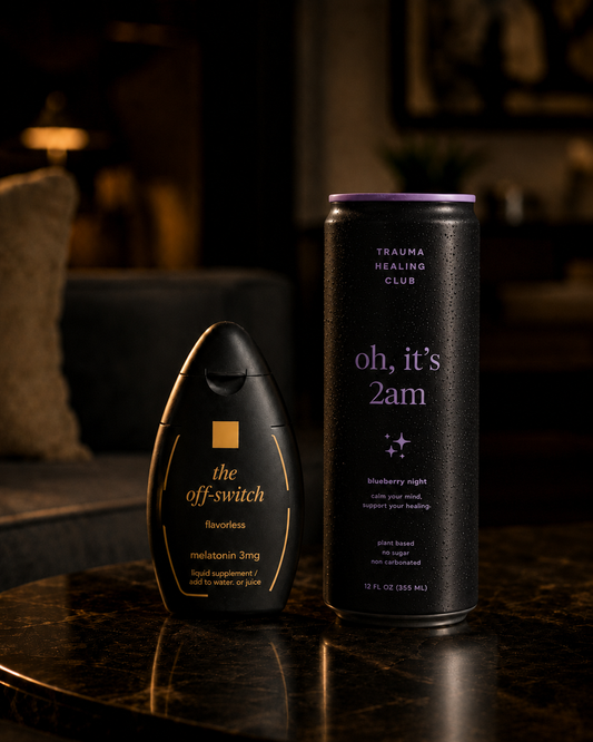 The Off-Switch Sleep Kit — (Twelve pack of cans + Flavorless Liquid Melatonin) [PREORDER]